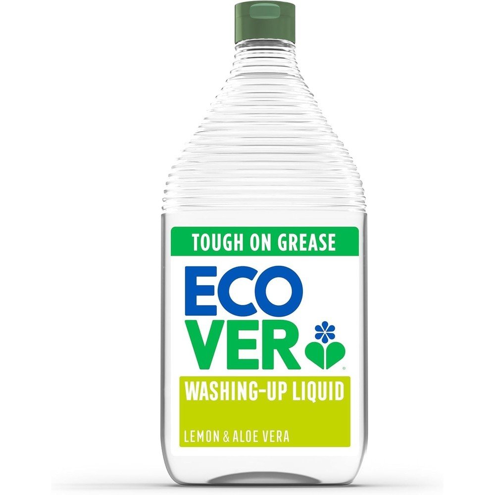 Wash Up Liquid - Lemon & Aloe Vera Ecover 8x450ml Wash Up Liquid - Lemon & Aloe Vera Ecover 8x450ml