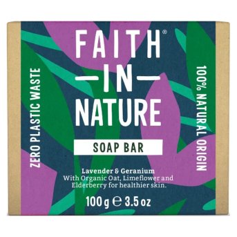 Lavender Soap Faith in Nature 6x100g Lavender Soap Faith in Nature 6x100g
