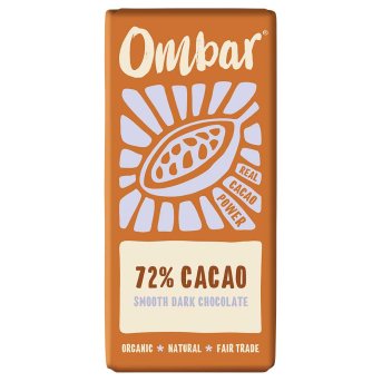 Organic Dark 72% Chocolate - large Ombar 10x70g Organic Dark 72% Chocolate - large Ombar 10x70g