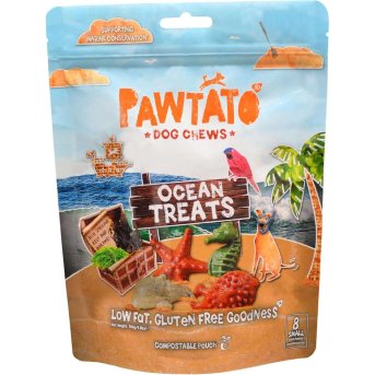 Pawtato Ocean Treats - Small Benevo 10x140g Pawtato Ocean Treats - Small Benevo 10x140g