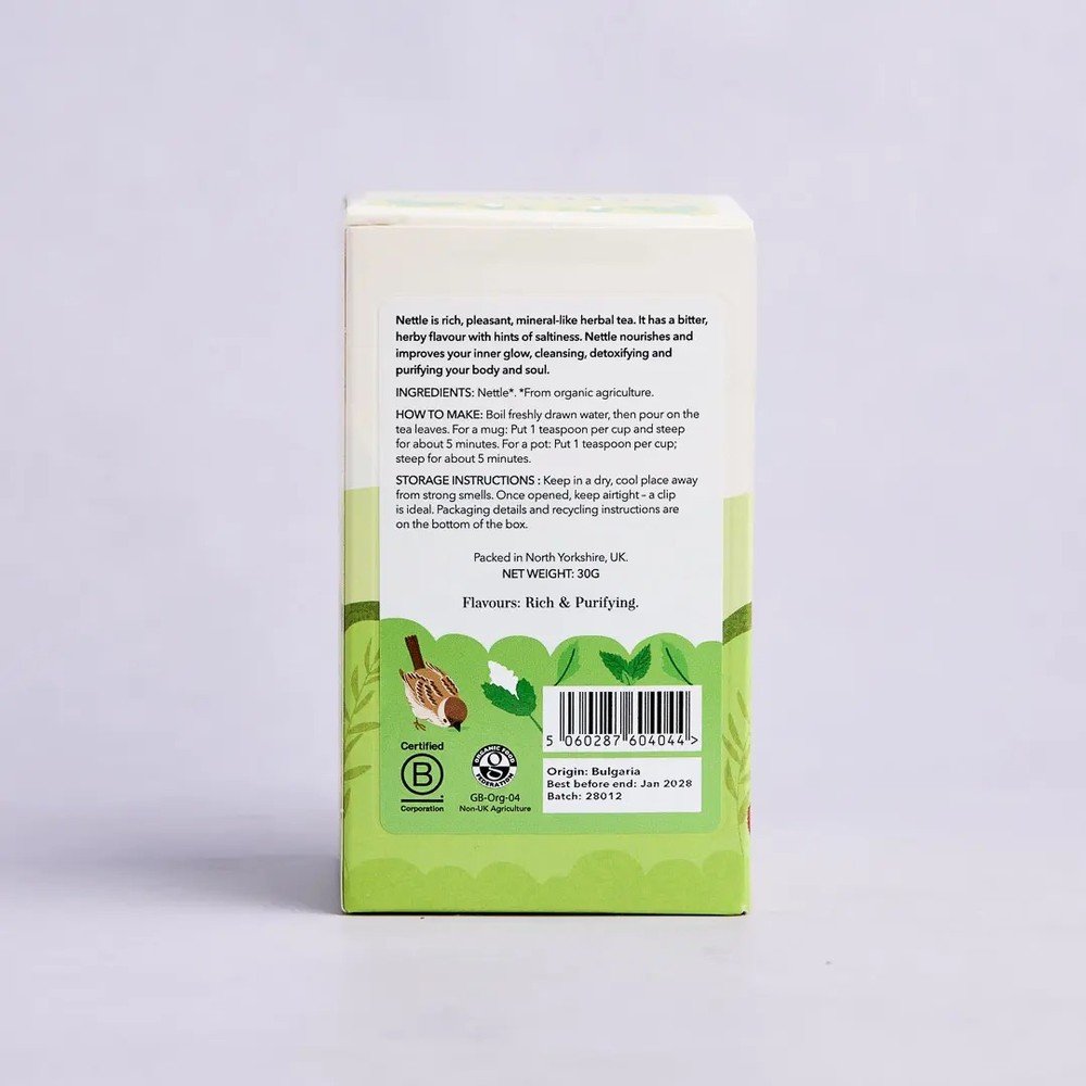Organic Nettle Steenbergs 4x30g Organic Nettle Steenbergs 4x30g