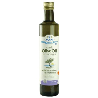 Organic Kalamata Olive Oil - Extra Virgin Mani 500ml