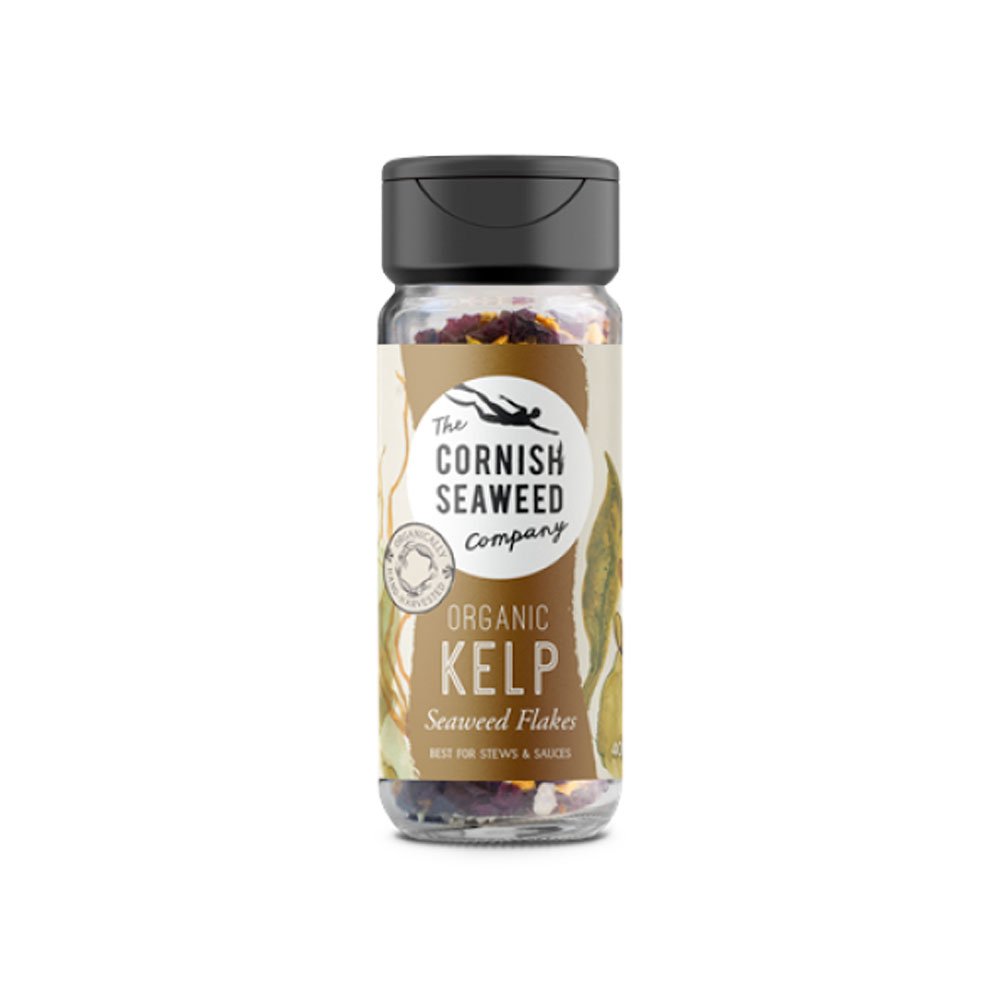 Organic Kelp Flakes - shaker Cornish Seaweed 40g
