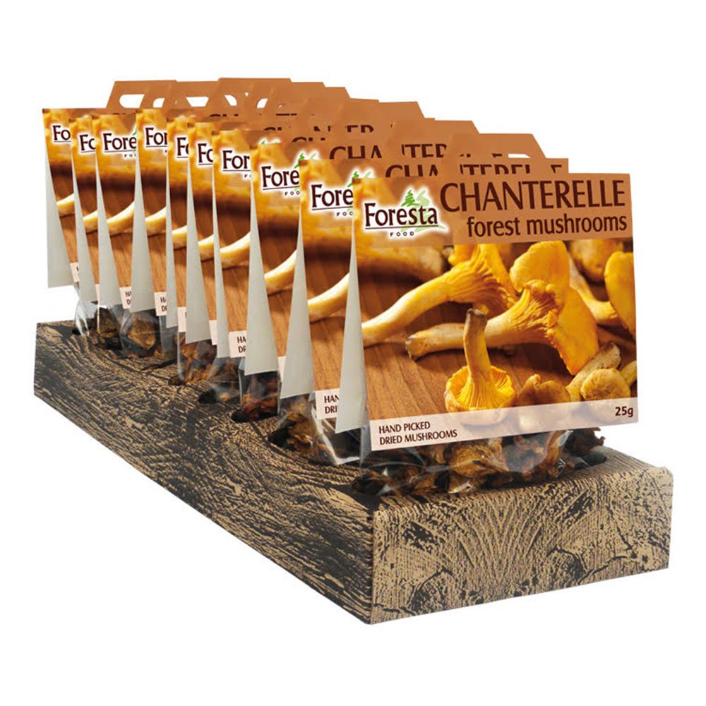 Chanterelle Forest Mushrooms Foresta Foods 25g Chanterelle Forest Mushrooms Foresta Foods 25g
