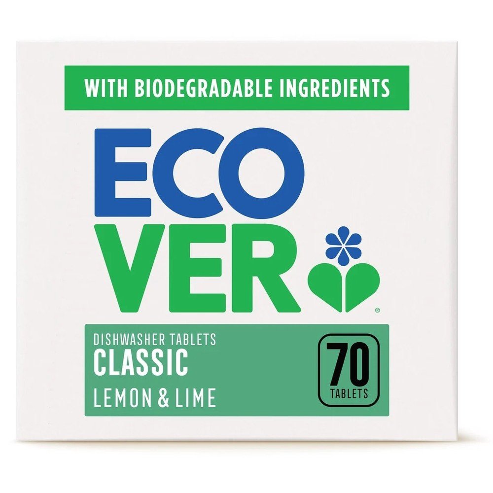 Classic Dishwash Tablets - large Ecover 5x70x20g Classic Dishwash Tablets - large Ecover 5x70x20g