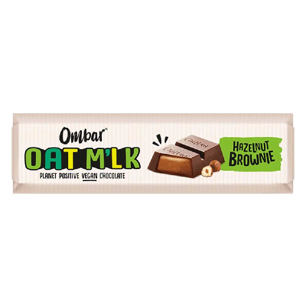 Organic Oat M'lk Hazelnut Brownie - filled chocolate