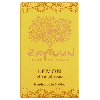 Lemon Olive Oil Soap Bar Zaytoun 100g
