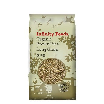 Organic Brown Rice Long Grain - Italy Infinity Foods 500g