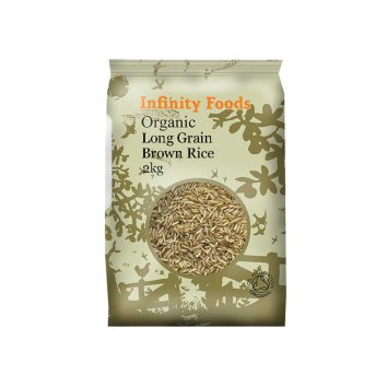 Organic Brown Rice Long Grain - Italy Infinity Foods 2kg Organic Brown Rice Long Grain - Italy Infinity Foods 2kg