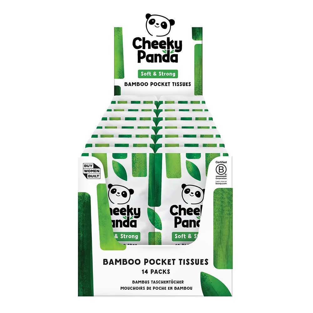 Bamboo Plastic Free Pocket Tissues 14 Pack Bamboo Plastic Free Pocket Tissues 14 Pack