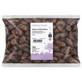 Dates Pitted Infinity Foods 5kg Dates Pitted Infinity Foods 5kg