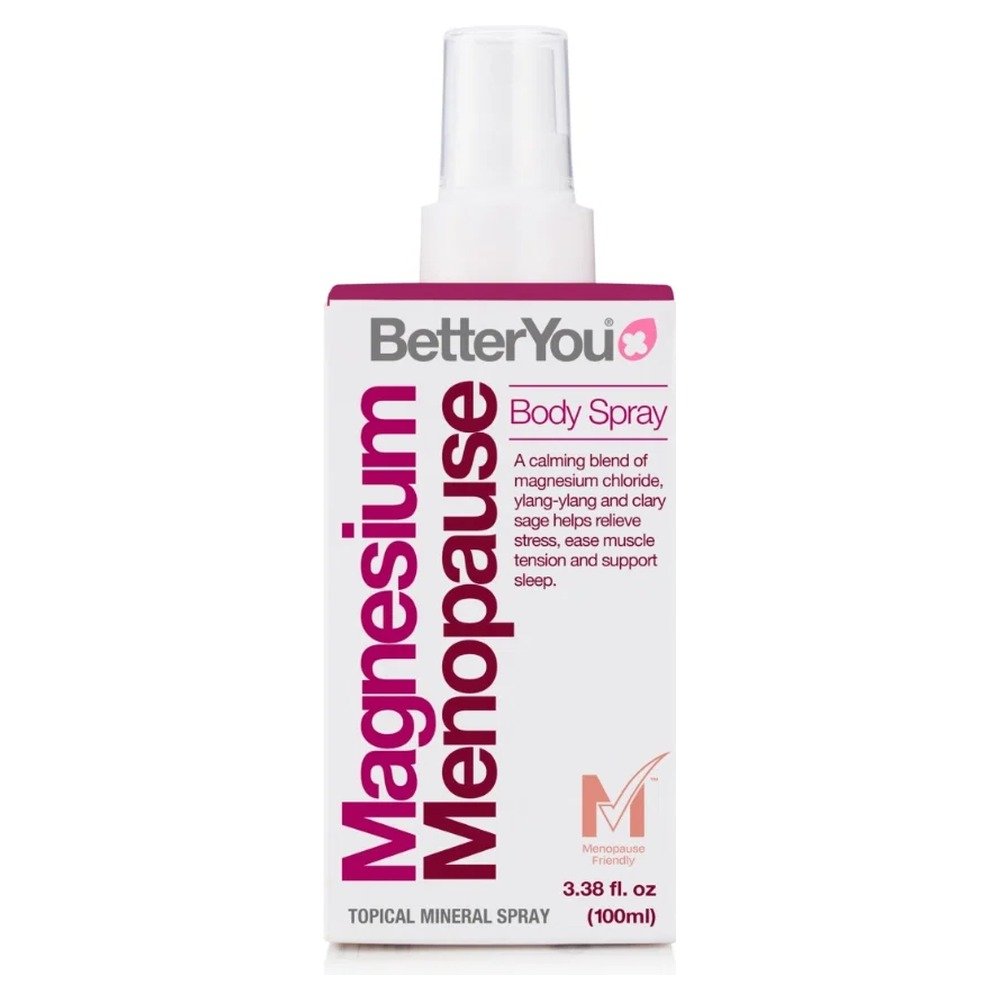 Magnesium Menopause Body Spray BetterYou 6x100ml Magnesium Menopause Body Spray BetterYou 6x100ml