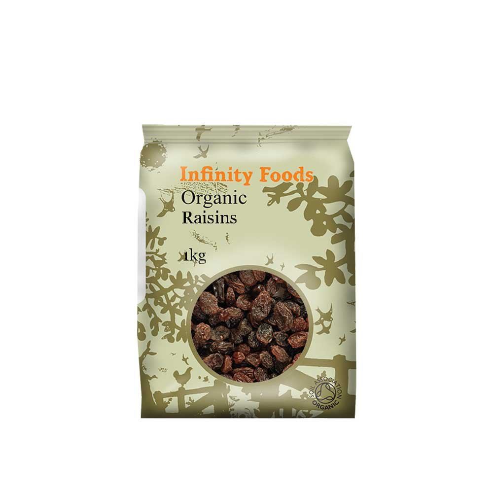 Organic Raisins Infinity Foods 1kg Organic Raisins Infinity Foods 1kg