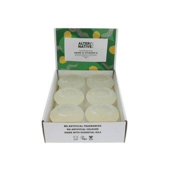 Hemp Oil & Vitamin E Glycerine Soap Alter-Native by Suma 12x90g Hemp Oil & Vitamin E Glycerine Soap Alter-Native by Suma 12x90g