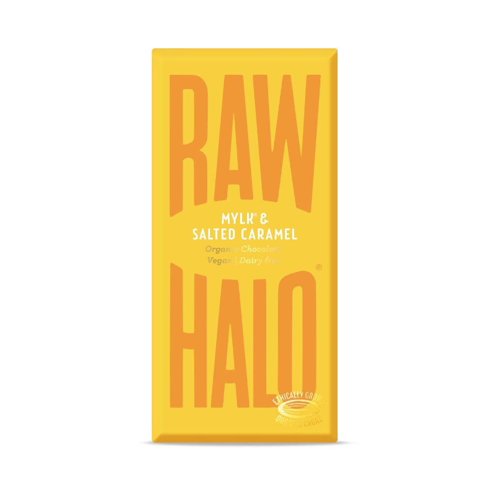 Organic Mylk & Salted Caramel Raw Halo 70g