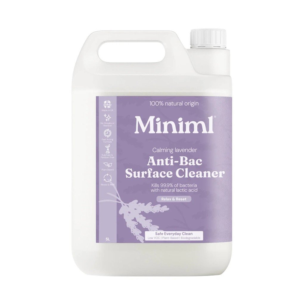 Anti-Bac Surface Cleaner French Lavender Miniml 5l Anti-Bac Surface Cleaner French Lavender Miniml 5l