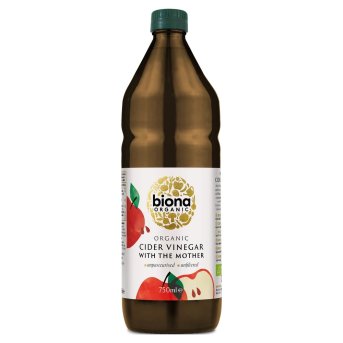 Organic Cider Vinegar - raw + the mother Biona 6x750ml