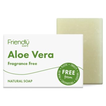 Aloe Vera Soap - Fragrance Free Friendly Soap 6x95g Aloe Vera Soap - Fragrance Free Friendly Soap 6x95g