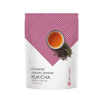 Organic Kukicha Roasted Twig Tea - loose Clearspring 90g