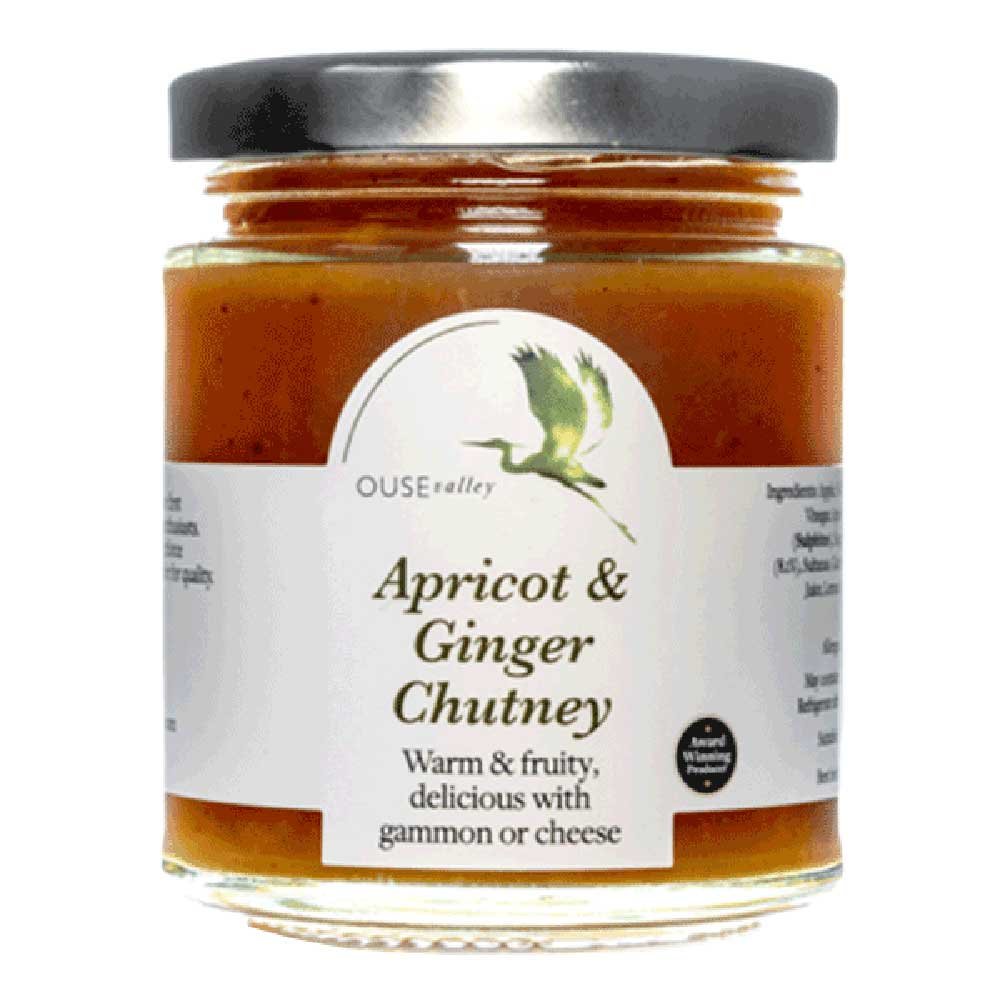 Apricot & Ginger Chutney Ouse Valley 220g