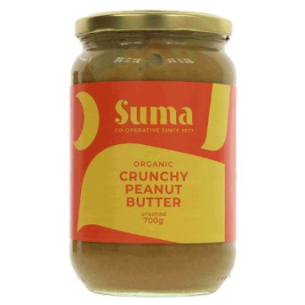 Organic Peanut Butter Crunchy no salt Suma 700g