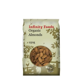 Organic Almonds Infinity Foods 250g