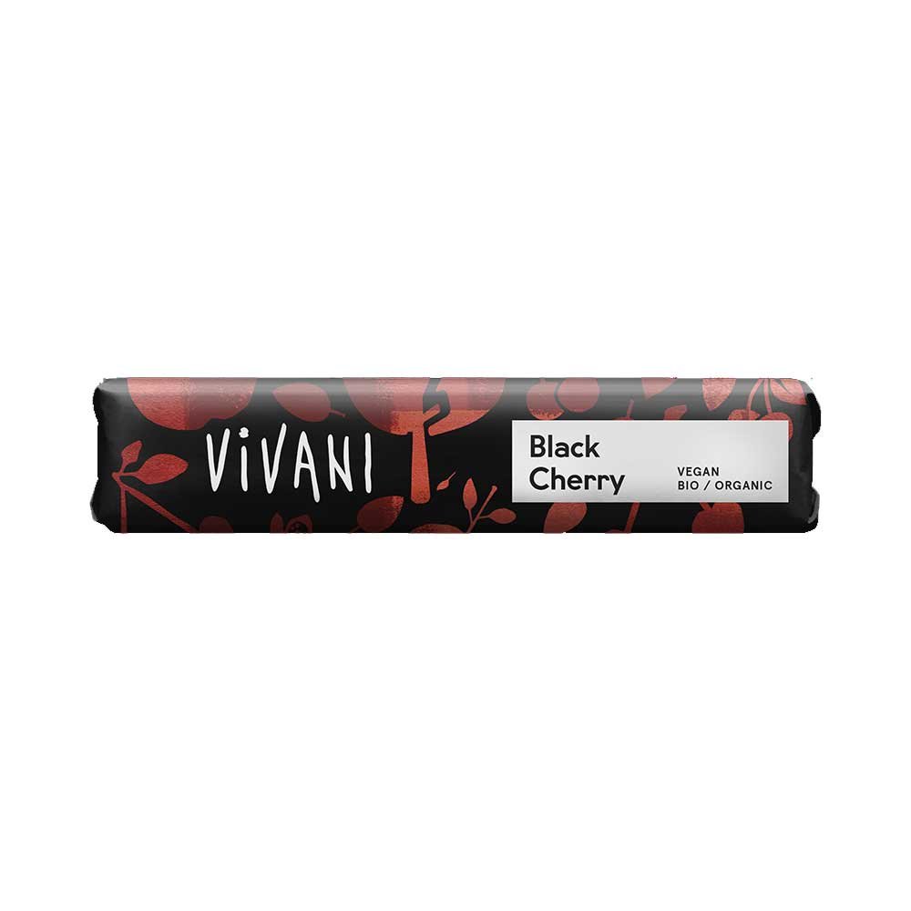 Organic Black Cherry Dark Chocolate Vivani 35g