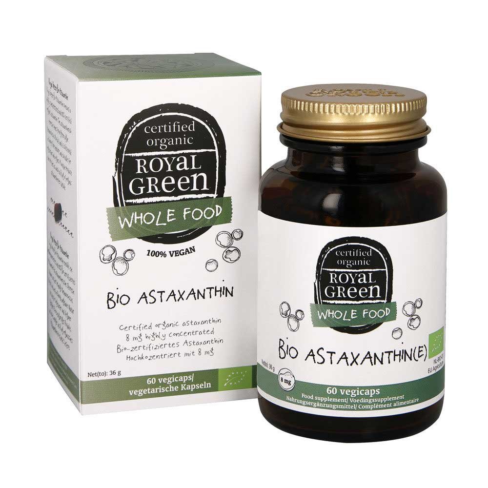 Organic Astaxanthin Bio 60 vegicaps Royal Green 1jar