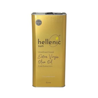 Olive Oil Greek Extra Virgin - tin Hellenic Sun 1x5l Olive Oil Greek Extra Virgin - tin Hellenic Sun 1x5l