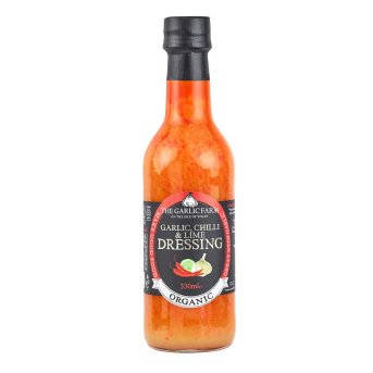 Organic Chilli Garlic & Lime Dressing The Garlic Farm 6x330ml Organic Chilli Garlic & Lime Dressing The Garlic Farm 6x330ml