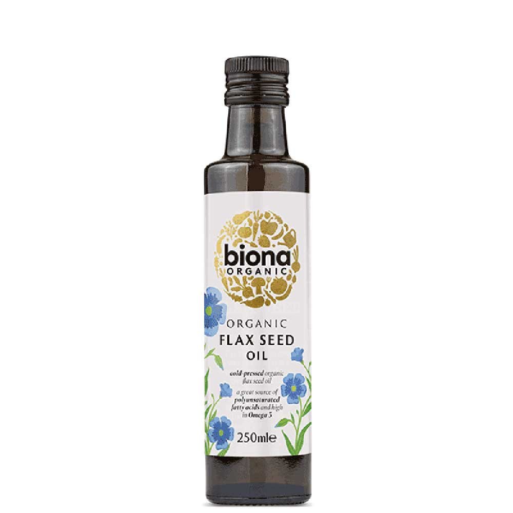 Organic Flaxseed Oil (Linseed) Biona 250ml