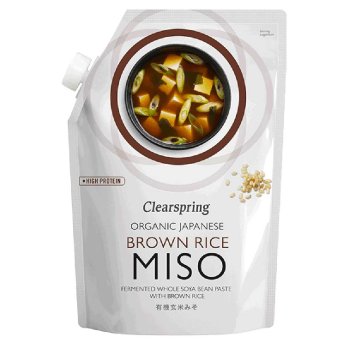 Organic Brown Rice Miso - pouch Clearspring 300g