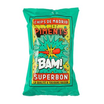 Chips de Madrid - Pimento Chilli Pepper Superbon 14x135g Chips de Madrid - Pimento Chilli Pepper Superbon 14x135g