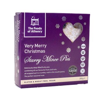 Gluten-free Mince Pies 4 pack - vegan Foods of Athenry 12x280g Gluten-free Mince Pies 4 pack - vegan Foods of Athenry 12x280g