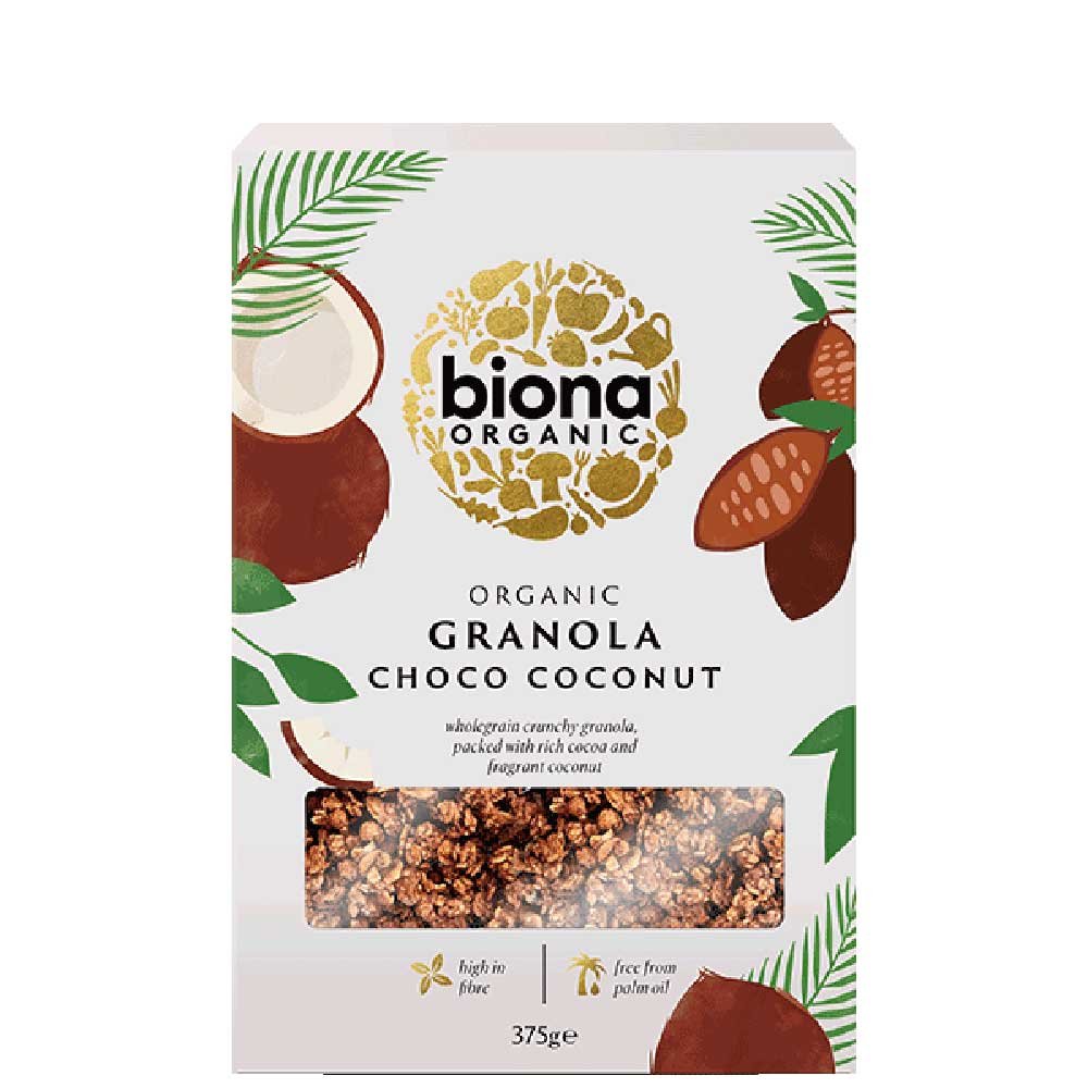 Organic Choco-Coconut Granola Biona 375g Organic Choco-Coconut Granola Biona 375g