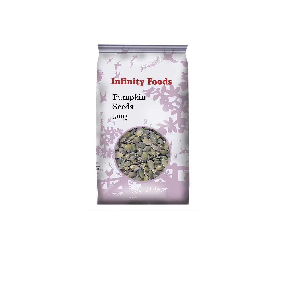 Pumpkin Seeds - AA grade Infinity Foods 500g Pumpkin Seeds - AA grade Infinity Foods 500g