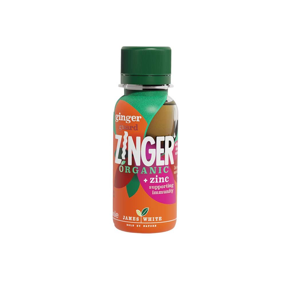 Organic Ginger Guard Zinger Shot James White 12x70ml
