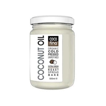 Organic Virgin Coconut Oil - glass Cocofina 6x500ml