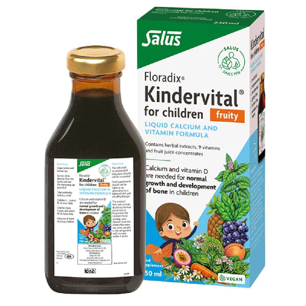 Kindervital for children - fruity GF VG Floradix 250ml