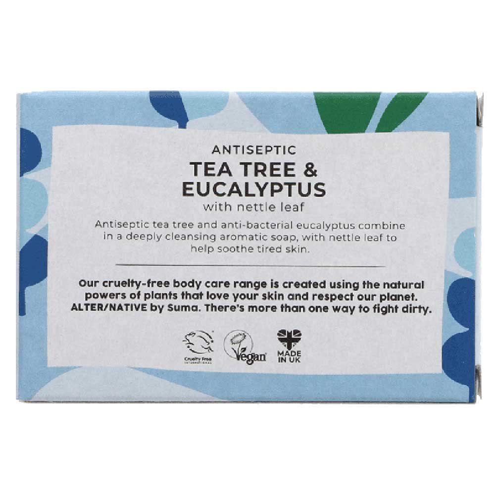 Tea Tree & Eucalyptus - boxed soap Alter-Native by Suma 95g