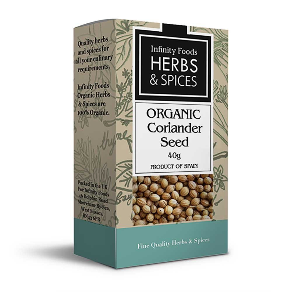 Organic Coriander Seed Infinity Foods 40g Organic Coriander Seed Infinity Foods 40g