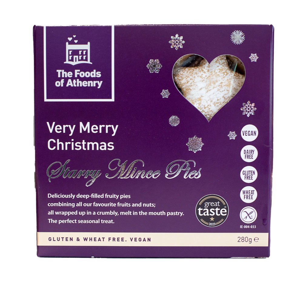 Gluten-free Mince Pies 4 pack - vegan Foods of Athenry 280g