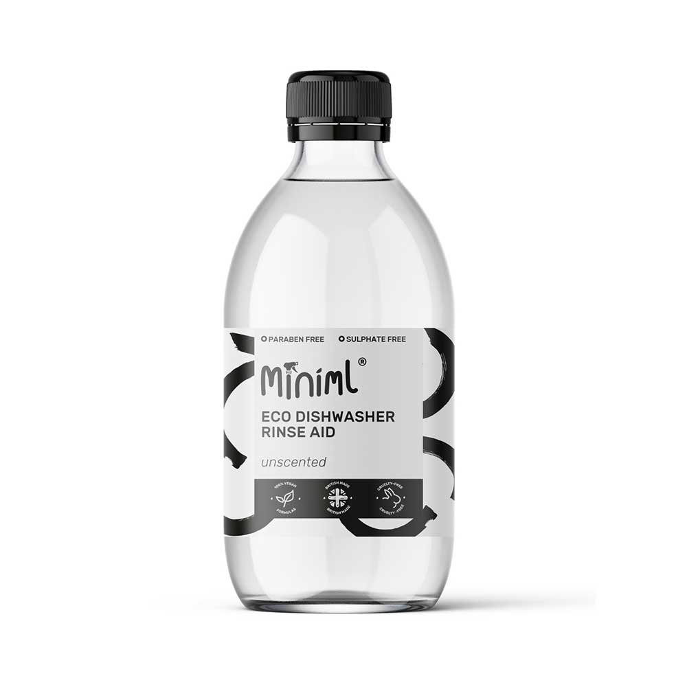 Dishwasher Rinse Aid - Unscented Miniml 750ml Dishwasher Rinse Aid - Unscented Miniml 750ml