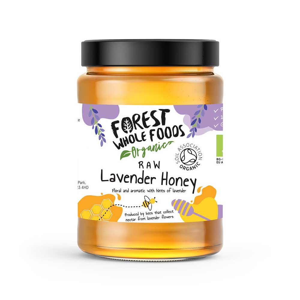 Organic Raw Lavender Honey Forest Whole Foods 500g