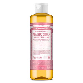 Organic Cherry Blossom Liquid Soap (1/4 case) Dr. Bronner 6x240ml Organic Cherry Blossom Liquid Soap (1/4 case) Dr. Bronner 6x240ml