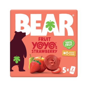 Multipack Strawberry Yoyo Fruit Rolls Bear 6x5x20g Multipack Strawberry Yoyo Fruit Rolls Bear 6x5x20g