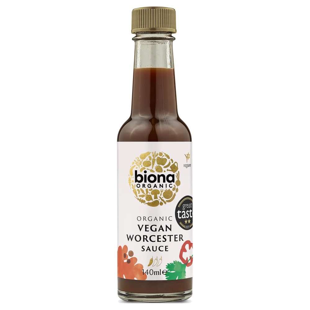 Organic Worcester Sauce Biona 6x140ml