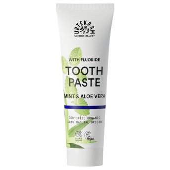 Organic Mint & Fluoride Toothpaste Urtekram 6x75ml Organic Mint & Fluoride Toothpaste Urtekram 6x75ml