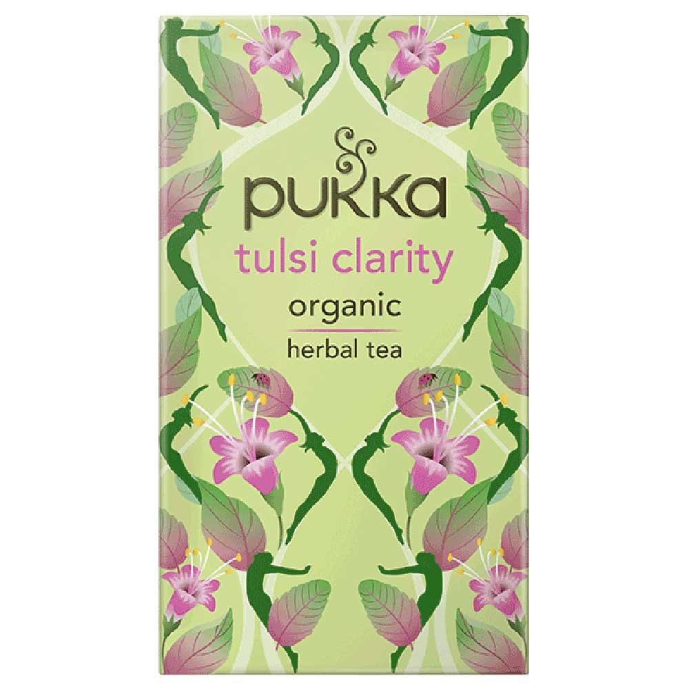 Organic Tulsi Clarity Tea Pukka 20bgs