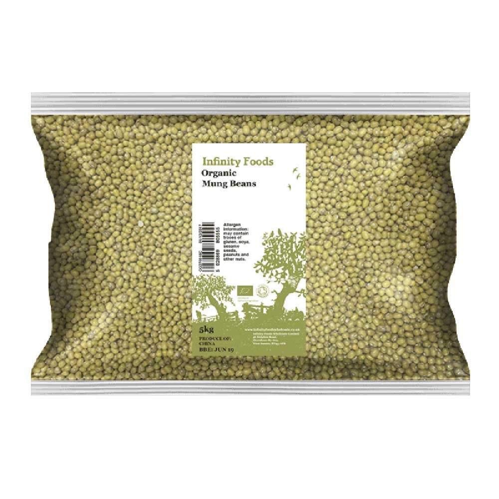 Organic Mung Beans Infinity Foods 5kg Organic Mung Beans Infinity Foods 5kg